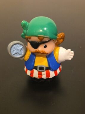 Little People Pirate With Eye Patch Holding Compass